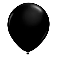 Balão Bexiga Tamanho 9 Preto 50 Unidades