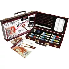 Estuche Acuarela Para Principiantes 24pz Arte Pintura Pintar