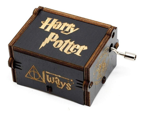 Caja Musical  De Harry Potter De Madera