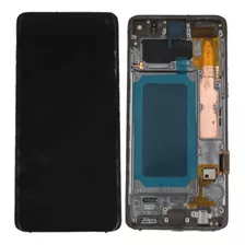Tela Display Touch Lcd Compativel Galaxy S10 Com Aro + Cola