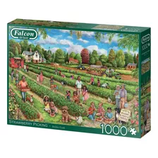 Puzzle Strawberry Picking Debbie X1000 Pcs Falcon Tut 