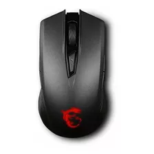 Mouse Ratón P/ Juego Msi Gm40 Gamer Usb Optico Luces Led Rgb Color Negro