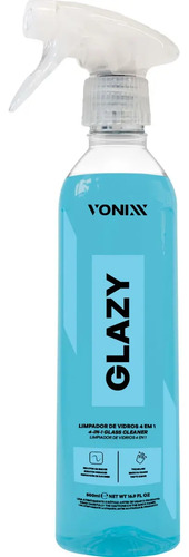 Limpa Vidros 4 Em 1 Redutor Atrito Risco Glazy 500ml Vonixx