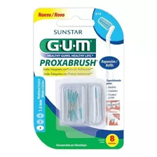 Cepillo Interdental Gum Proxabrush 614 Medio Cónico 8 U