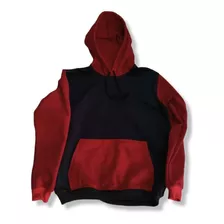 Sudadera Bicolor Moda Fashion Hoodie Gorro Cangurera