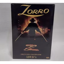 Box 5 Dvds Zorro - Primeira Temporada Completa