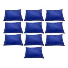Kit 10 Capas Travesseiro 50 X 70 Hospitalar Impermeável Cor Azul Cor Secundária Azul Liso