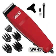 Máquina Wahl Cortar Pelo Barba Profesional Clipper Regulador Color Rojo