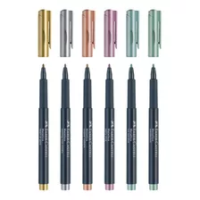 Faber-castell Metallics - Set 6 Marcadores Multisuperficie