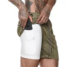 Short Deportivo Hombre Pantalones Cortos Secado Rápido Sport