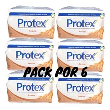 Pack X 6 Jabón Protex Barra Antibacterial Avena / 125gr