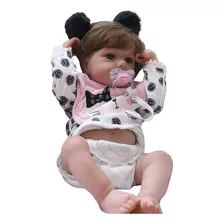 Bebê Reborn Silicone Menina Realista Doll Recem Nascida