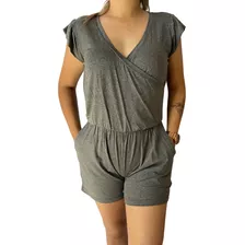 Macaquinho Curto Feminino Vestido Soltinho Casual Barato