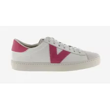 Tenis Victoria Berlín Fresa Blanco Rosa 1126142 Para Dama