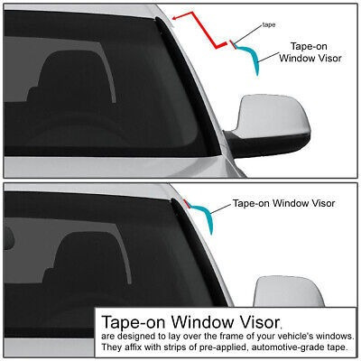 For 92-00 Lexus Sc300/400 Smoke Tint Window Visor Shade/ Sxd Foto 2