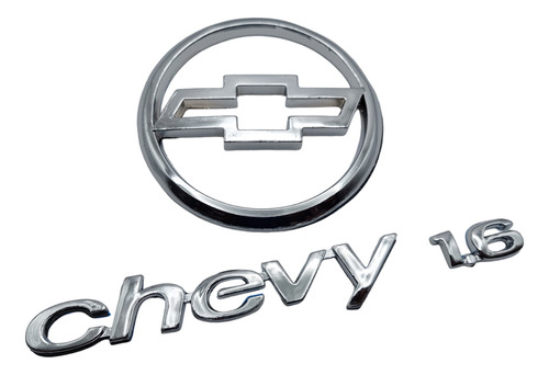 Emblemas Cajuela Chevrolet Chevy C2 1.6 Cromados  Foto 2
