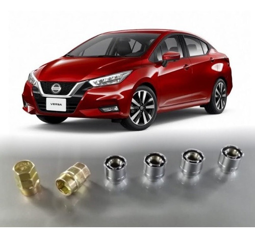 Birlos De Seguridad Nuevo Nissan Versa 2020 Doble Llave Foto 2