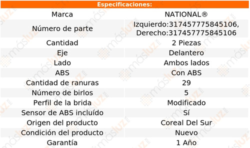 2- Mazas Delanteras Con Abs Commander 2006/2010 National Foto 6