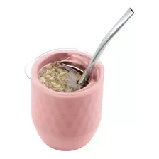 Mate Y Bombilla Mateava No Se Lava Tapa Antiderrame Quo