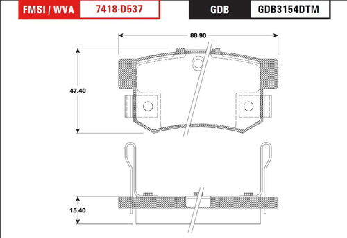 Kit Balatas 4 Llantas Trw Honda Accord 2003 2.4 Cermica Trw Foto 3