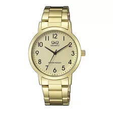 Reloj Para Hombre Q&q Qa38j003 Qa38j003y Dorado