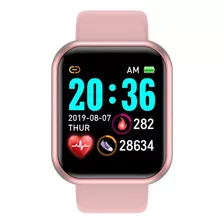 Relógio Smartwatch Cor Da Caixa Rosa