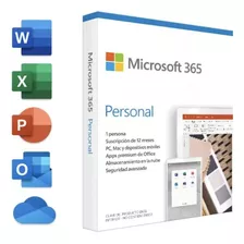 Microsoft Office 365 Personal Pc / Mac (box) Licença Anual