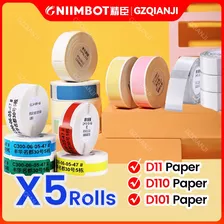 Etiqueta De Color Niimbot (5 Rollos) Para D110 D101 D11