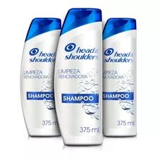  Shampoo Head & Shoulders Limpieza Renovadora 3 Unidades