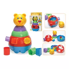 Juego De Encastre Teddy El Oso Niños Fun Time