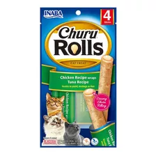 Churu Rolls Inaba Gatos Atún