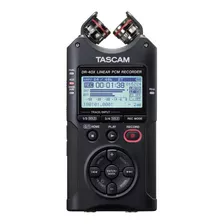 Gravador De Voz Digital Tascam Dr-40x Preto