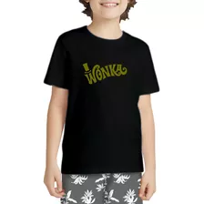 Camiseta Infantil Willy Wonka Filme Fábrica De Chocolate 1