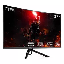 Gtek Q2765vc Monitor Curvo Para Juegos Sin Marco De 27 Pulga