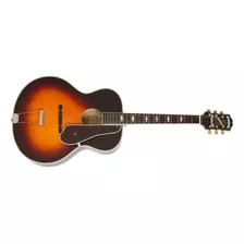 Violão EpiPhone Masterbilt Century Deluxe Vintage Sunburst Cor Marrom Orientação Da Mão Destro