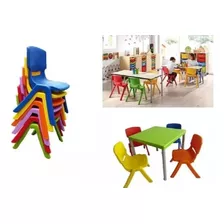 Silla Infantil Por 5 Unidades En Colores A Escoger.