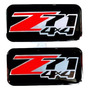 Emblema Z71 4x4 Chevrolet Cromado/negro