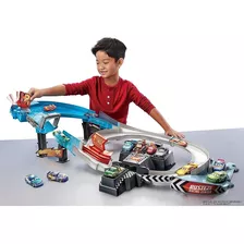 Disney Pixar Cars Rusteze Pistas De Circuito Doble + Mcqueen