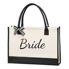 Bolsa Para Bride Novia Tipo Playa Bride To Be Tote De Tela