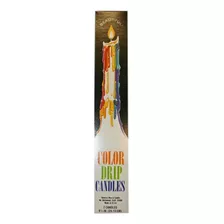 Nuevas Velas De Goteo De Color Mutli (2 Por Paquete) (velas 