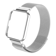 Pulseira Metal Aço Inox Para Xiaomi Mi Watch 2 Lite Cor Magnetica Prata