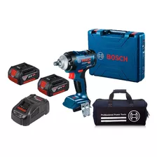 Llave Impacto 1/2'' Bosch Gds 18v-400 2bat4.0ah Brushless