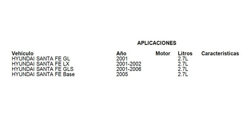 Compresor De A/c Hyundai Santa Fe Gls 2001-2006 2.7l Uac Foto 3