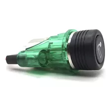 Adaptador De Tomada Com Acendedor Verde