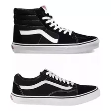 Combo 2 Pares Feminino E Masculino Old Skool, Super Oferta !