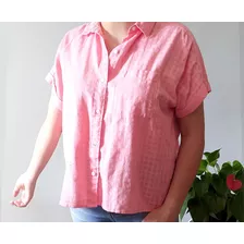 Camisa Rosa Levi's Pp Cropped Oversized