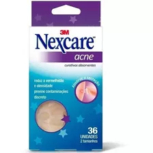 Curativo Nexcare Acne Com 36 Unidades 2 Tamanhos