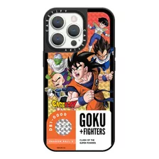 Mirror Case iPhone XR Dragon Ball Z Goku + Fighters
