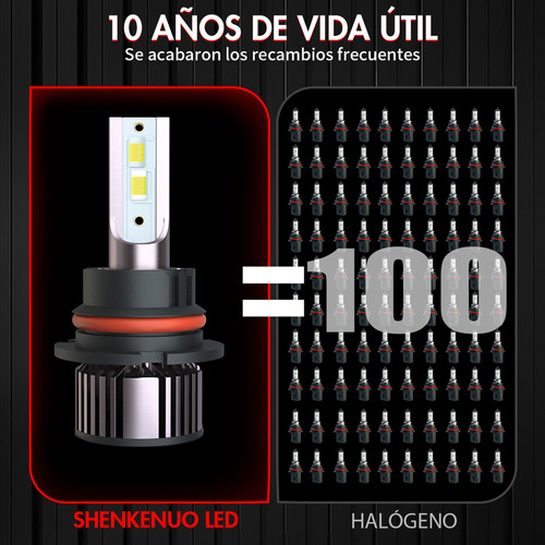 11000lm 9007 9145 Kit Faro Led Y Antiniebla Para Ford Series Foto 6