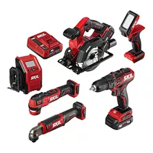 Skil Pwr Core 12 Kit Combinado De 6 Herramientas Sin Escobil